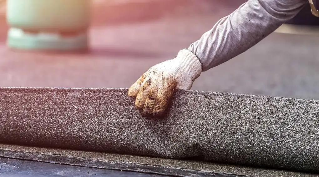 Trudel & Sons Roofing crew completing a roof